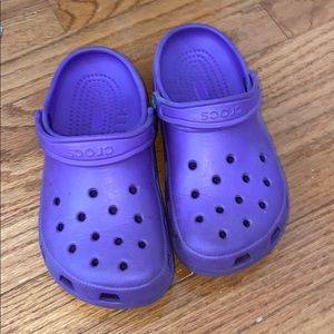 Kids Purple Crocs